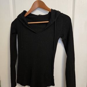 TNA Black Hooded Sweatshirt